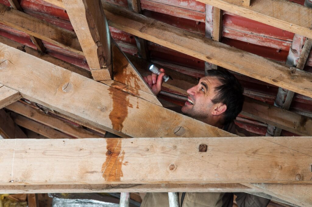 Attic Water Spots