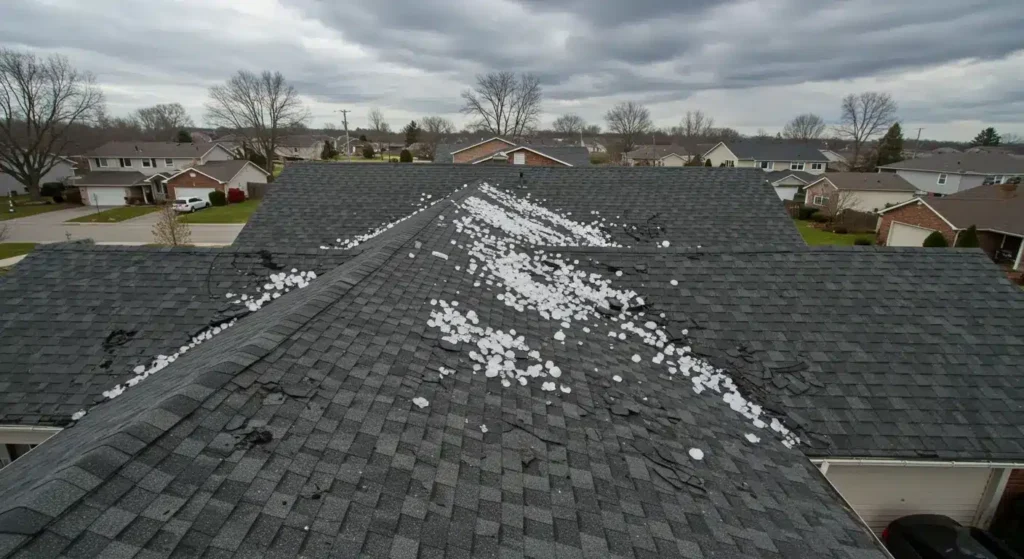 Hail Damage Signs
