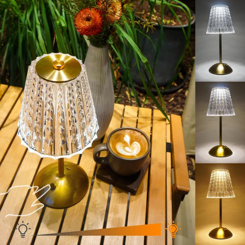 cordless table light