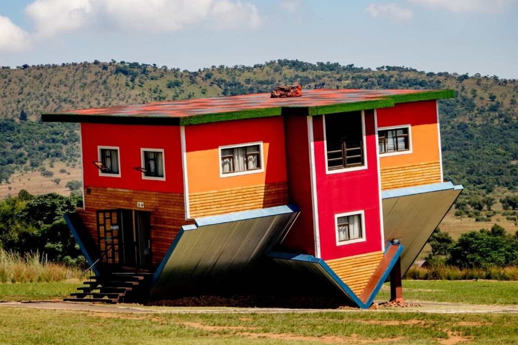 upside down house